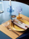 Bamboo Place Mat natural_Colour Sticks multi_Tint Wine Glass pink and yellow_Flare Stripe light blue with white.jpg